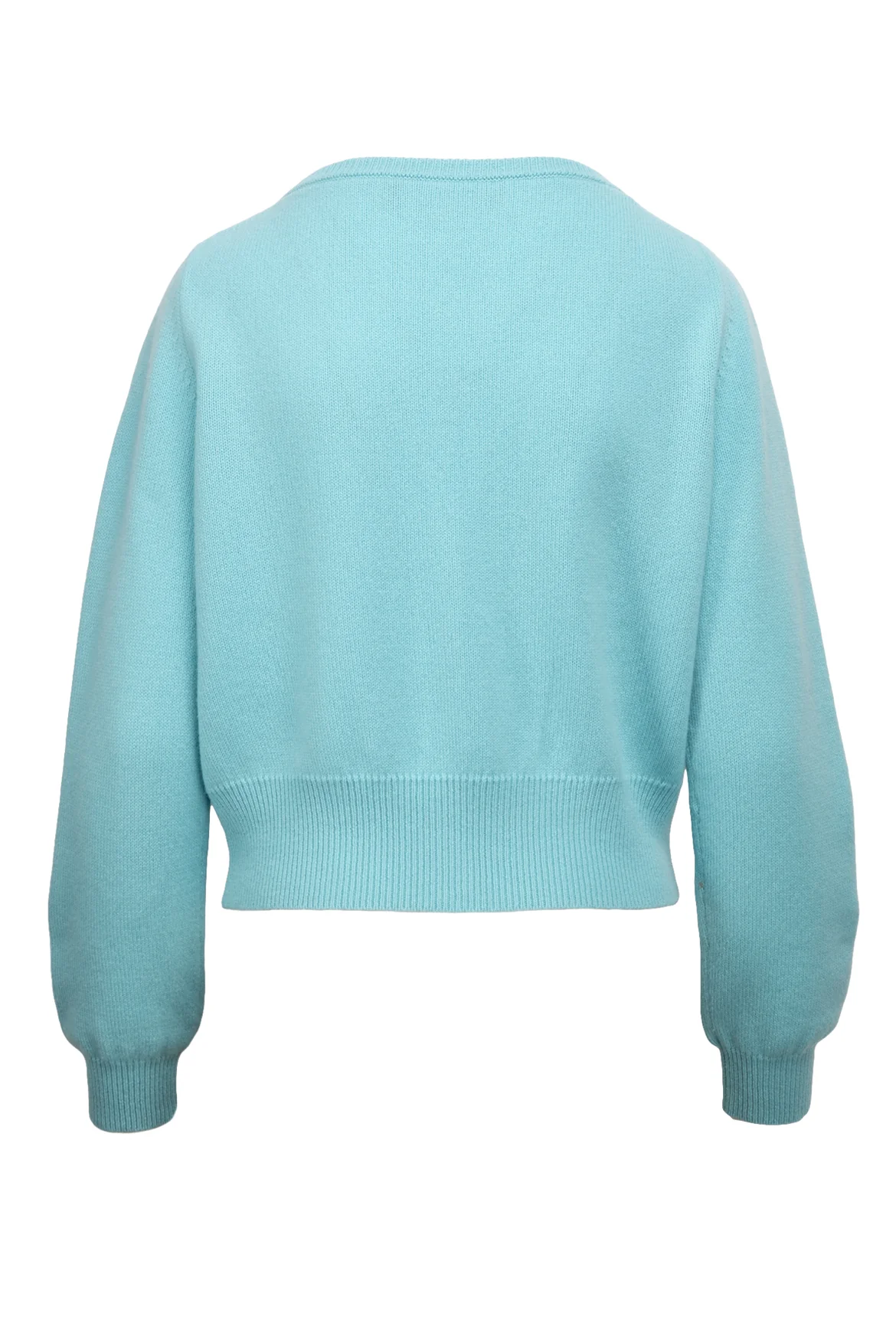 Versace Size XXL Cashmere Cropped V Neck Cardigan - Image 2