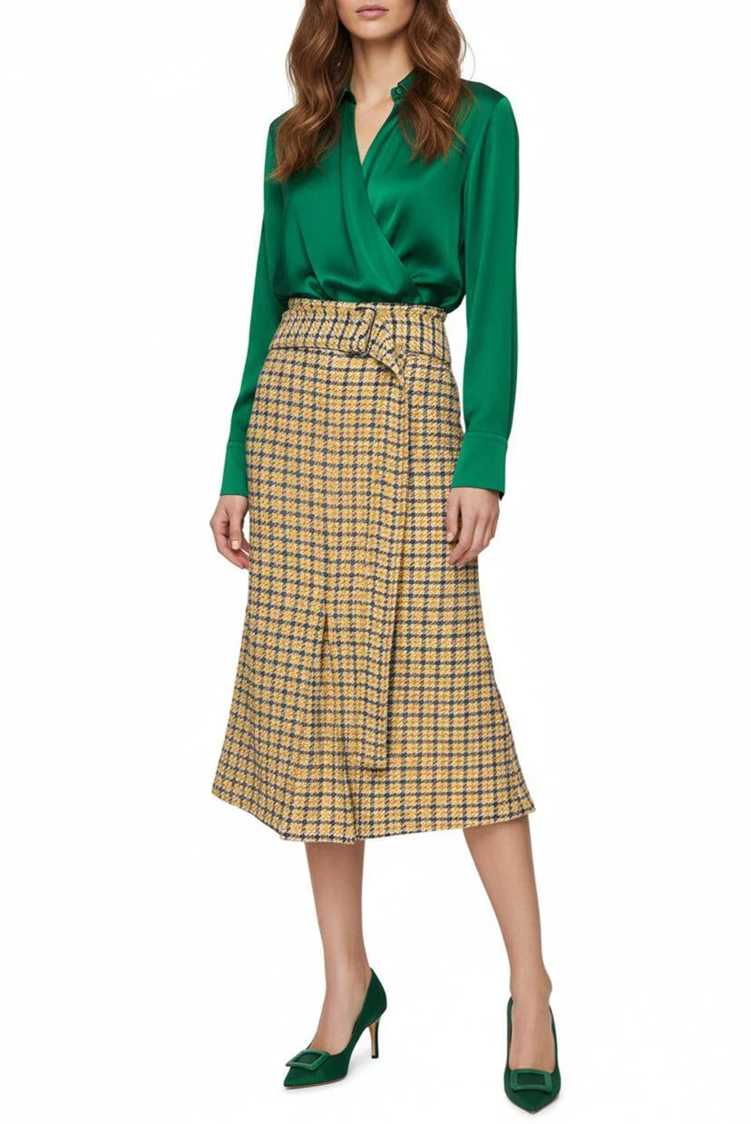 Victoria Beckham Size 8 Wool Skirt - Image 2