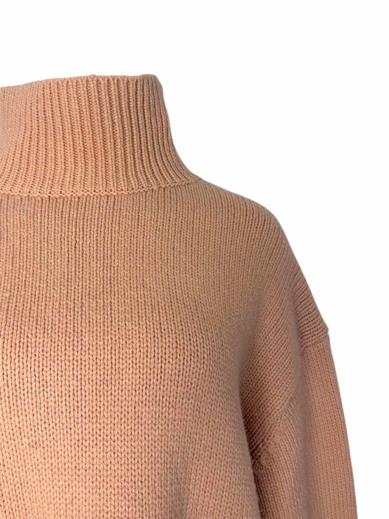 Victoria Beckham Size M Wool Funnel Neck Sweater - Image 3