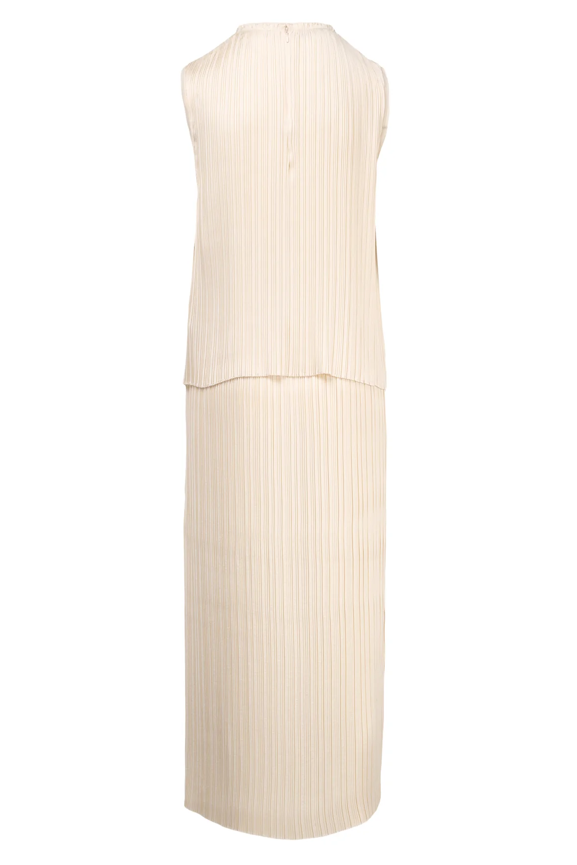 Vince Size L Plissé-Pleated Tank & Skirt Set - Image 2