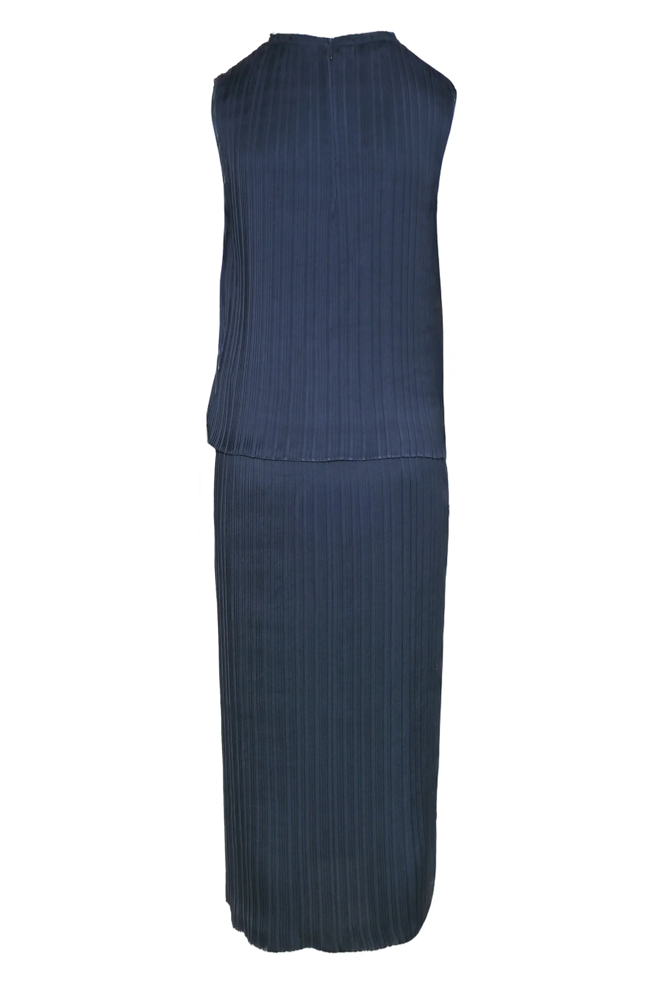 Vince Size M PlissÃ©-Pleated Tank & Skirt Set - Image 2