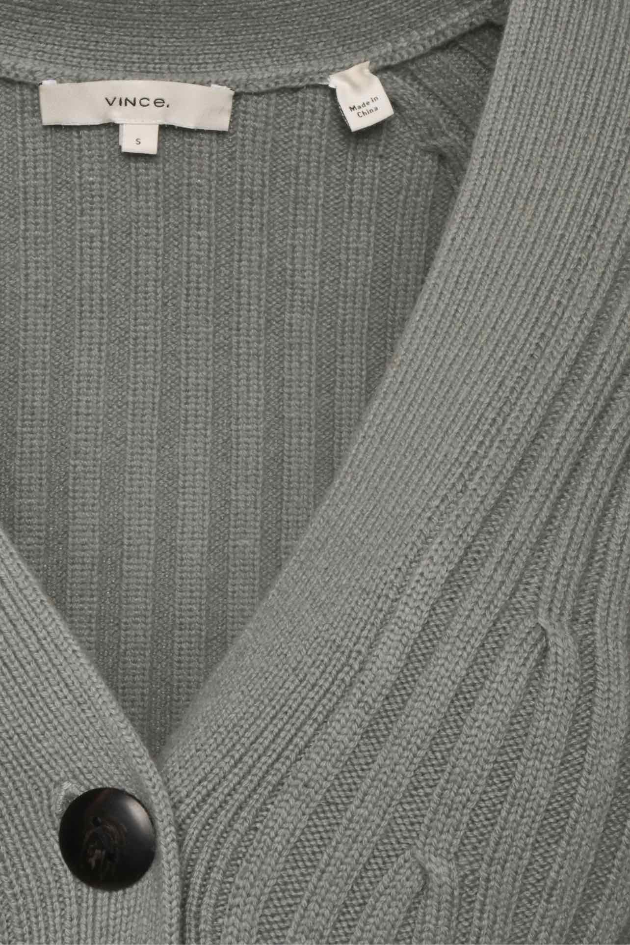 Vince Size S Wool & Cashmere Cardigan - Image 3