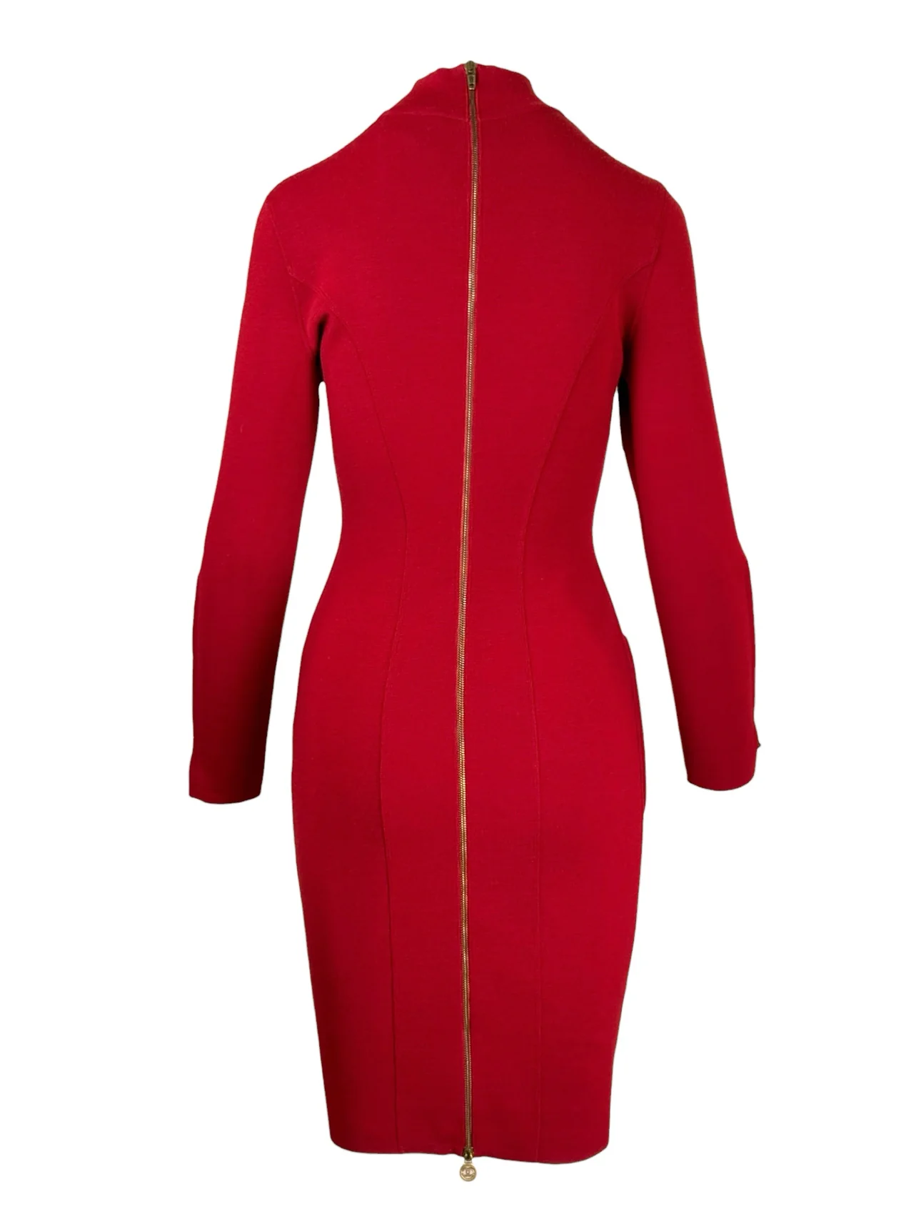 Vintage Chanel 1994 Size 38 Wool Dress - Image 2