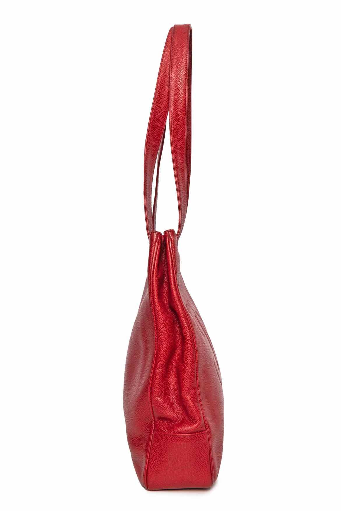 Vintage Chanel CC Tote - Image 3