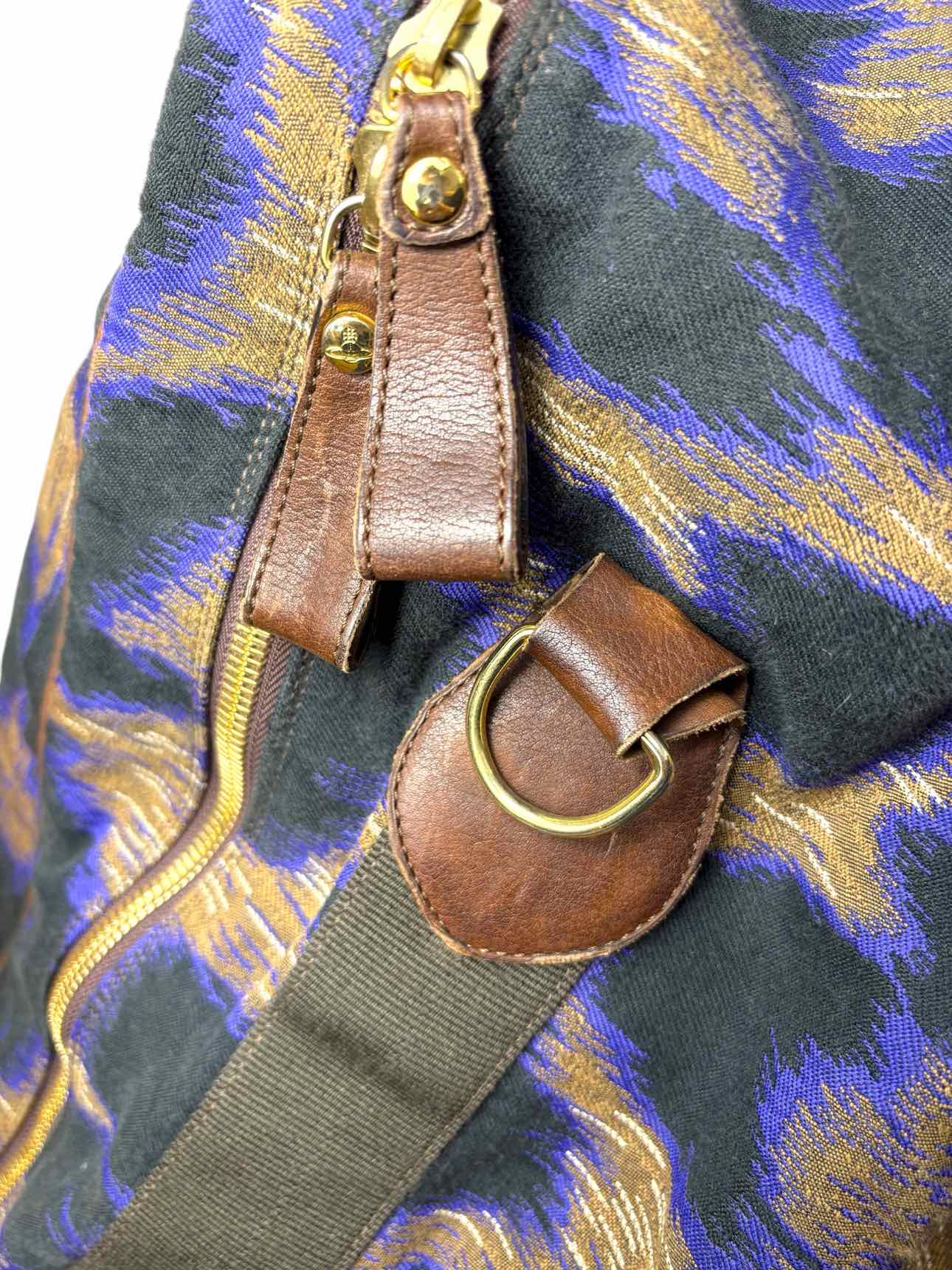 Vivienne Westwood Animal Print Canvas Large Duffle Bags - Image 7