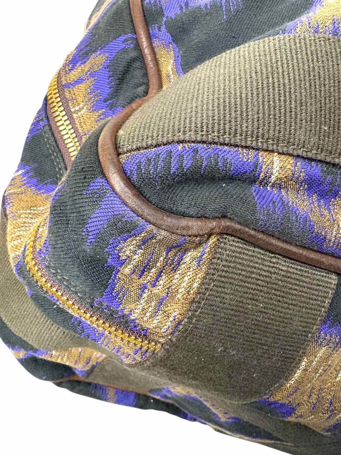 Vivienne Westwood Animal Print Canvas Large Duffle Bags - Image 9