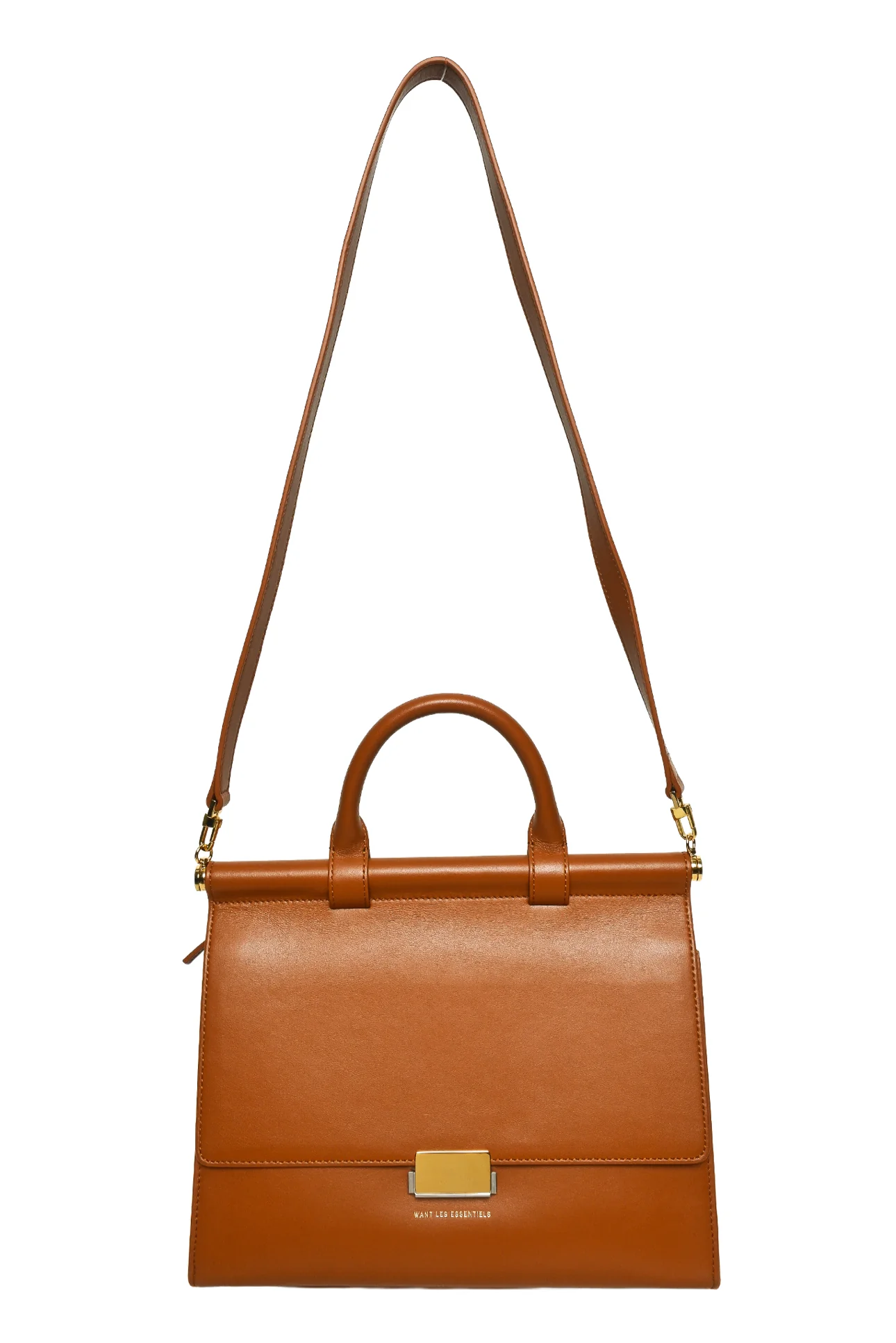 Want Les Essentiels Maxi Valencia Leather Satchel - Image 5