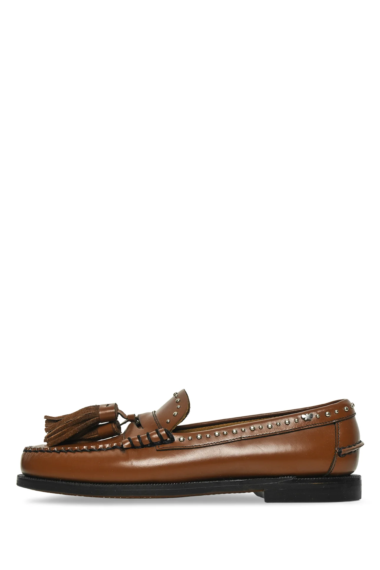Weekend Max Mara Size 11 Leather Moccasins - Image 3