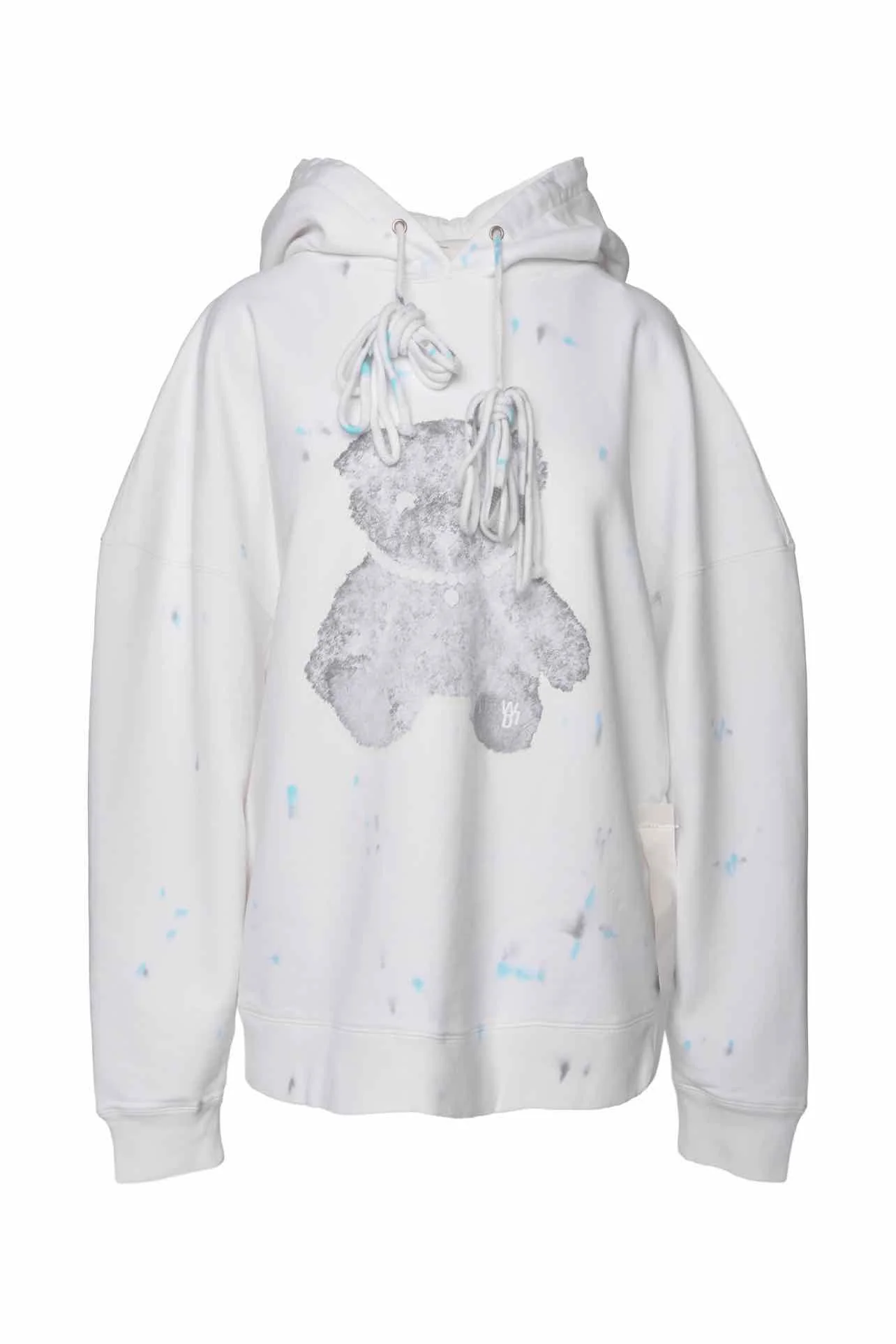 Welldone Size S Men's Pearl Necklace Teddy Hoodie