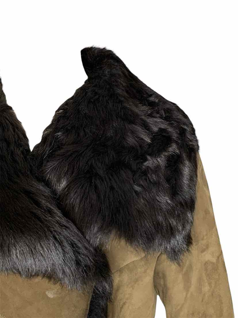 Werner Christ Vintage Shearling Size 38 Coat - Image 3
