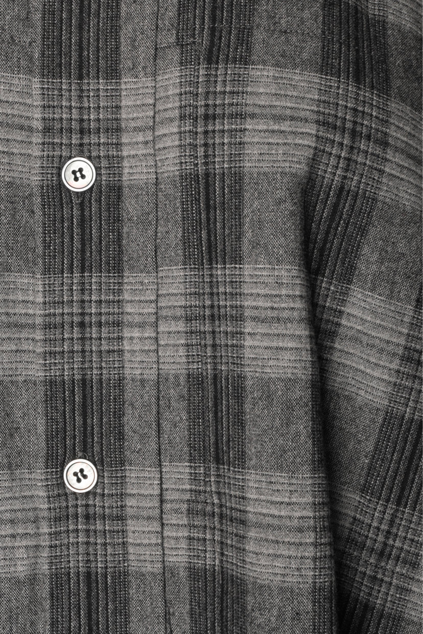 Wooyoungmi Size 46 Men's Plaid Oversize Shirt Long Sleeve - Image 3
