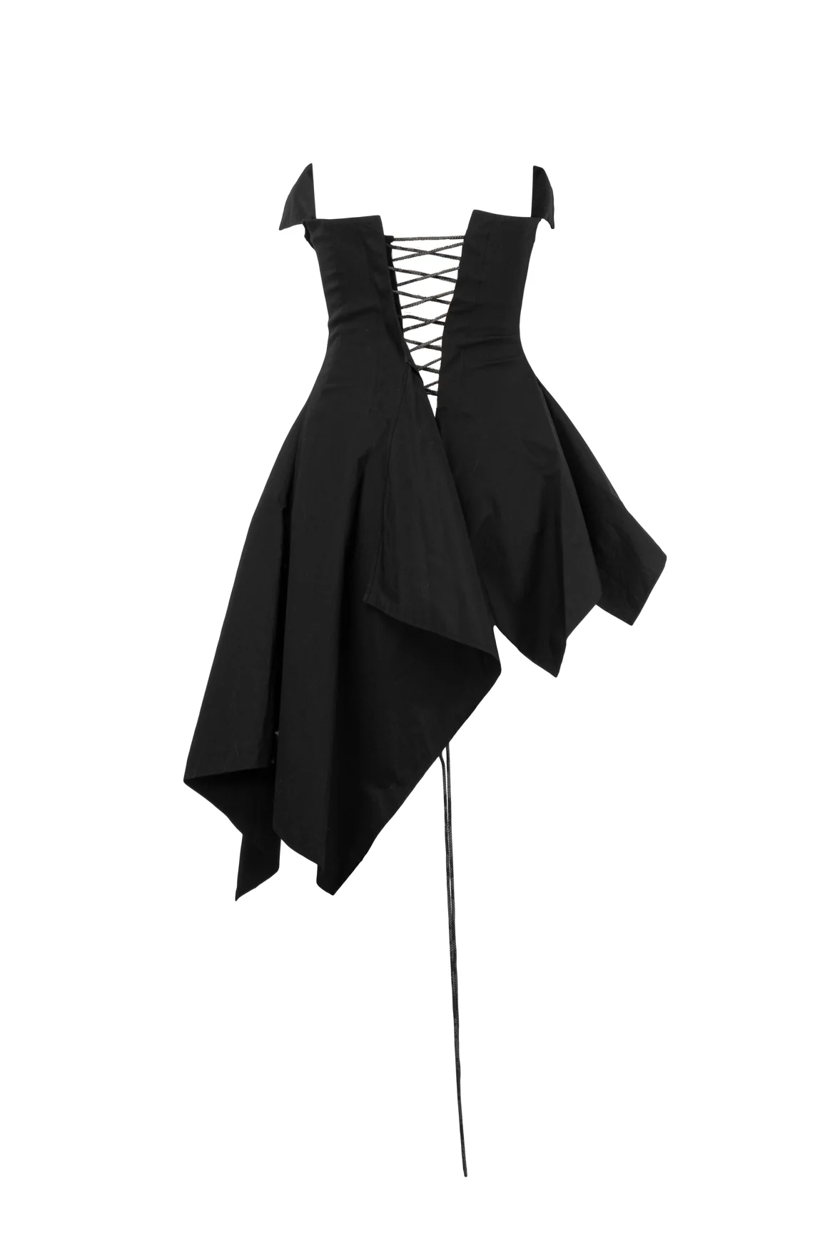 Yohji Yamamoto Size 1 F/W 2020 Strapless Asymmetrical Corset Tops - Image 2