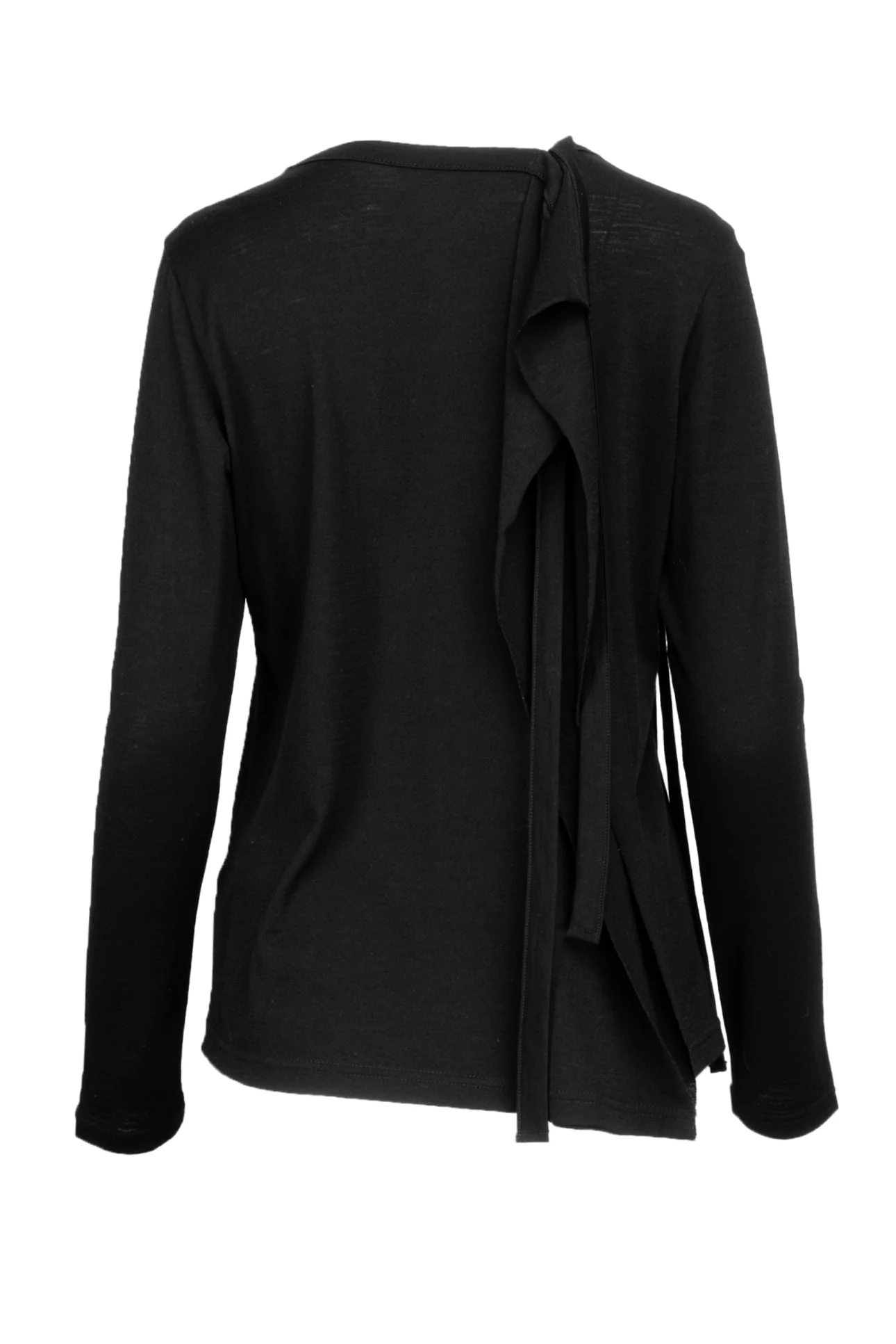 Yohji Yamamoto Size 2 Wool Multi Straps Long Sleeve Tops - Image 2