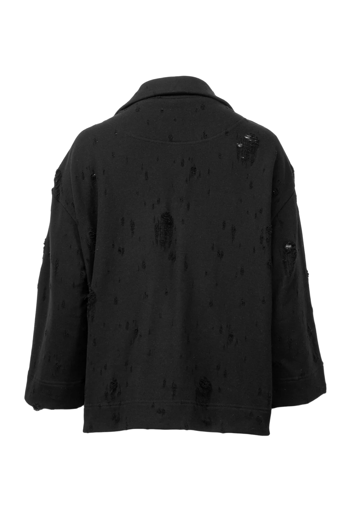 Y's Size 2 Distressed Button-Up Cardigan - Image 2