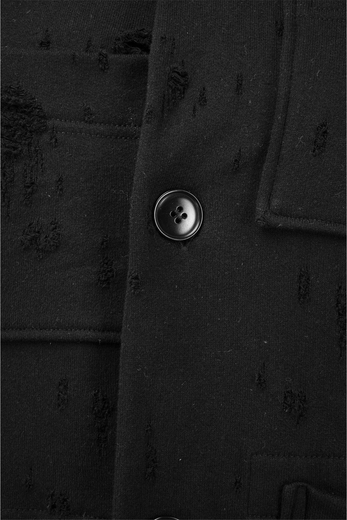 Y's Size 2 Distressed Button-Up Cardigan - Image 3