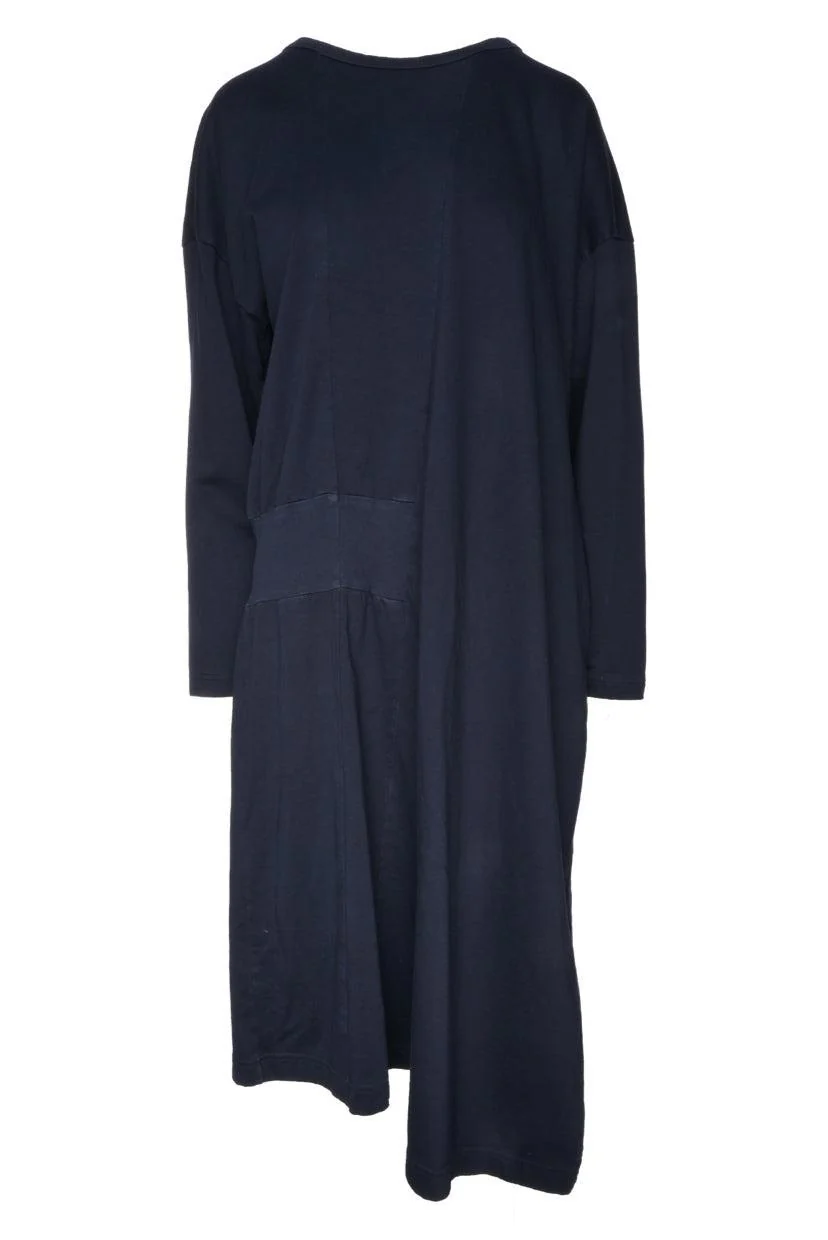 Y's Size 2 Long Sleeve Asymmetrical Midi Dress - Image 2