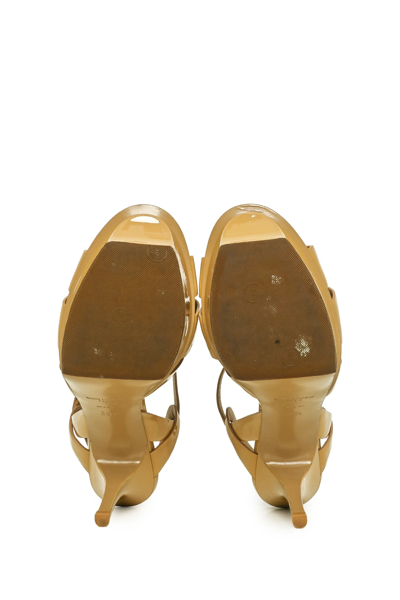 Yves Saint Laurent Size 38.5 Tribute Platform Sandals - Image 5