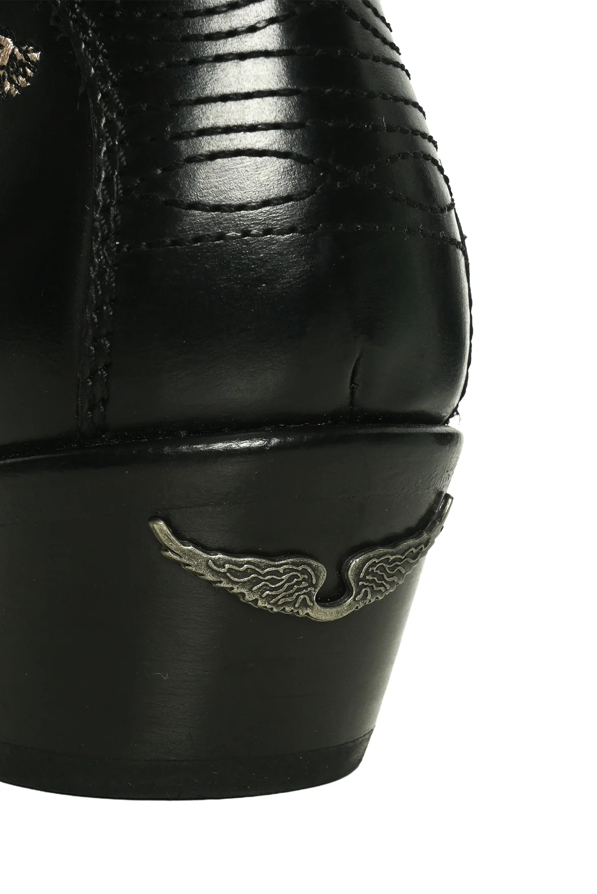 Zadig & Voltaire Size 37 Pilar Embroidered Western Ankle Boots - Image 6