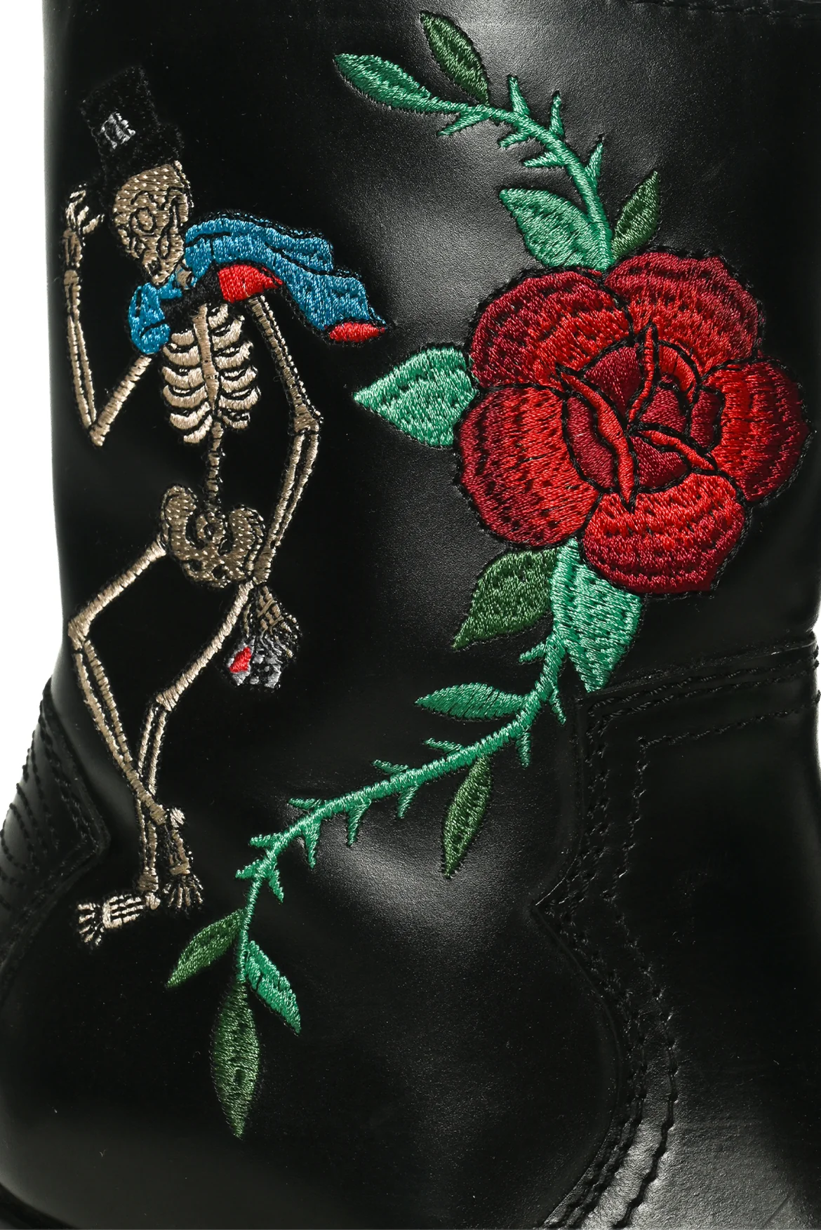 Zadig & Voltaire Size 37 Pilar Embroidered Western Ankle Boots - Image 7
