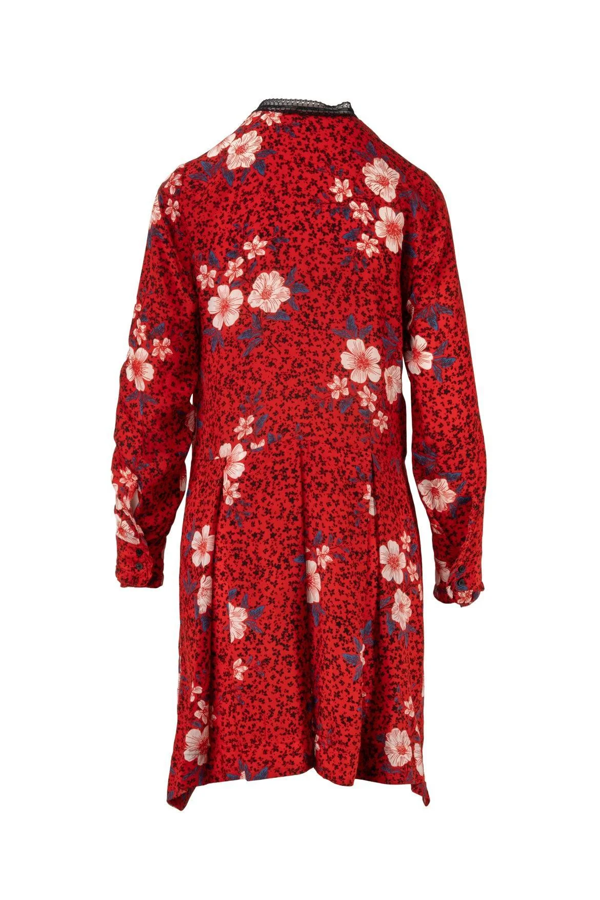 Zadig & Voltaire Size S Ruti Pensee Double Floral Silk Dress - Image 2