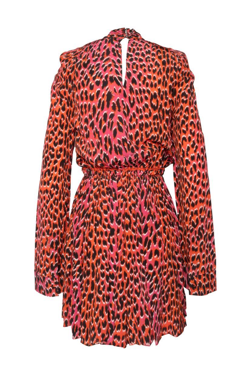 Zadig & Voltaire Size S Ryde Leopard Silk Dress - Image 2