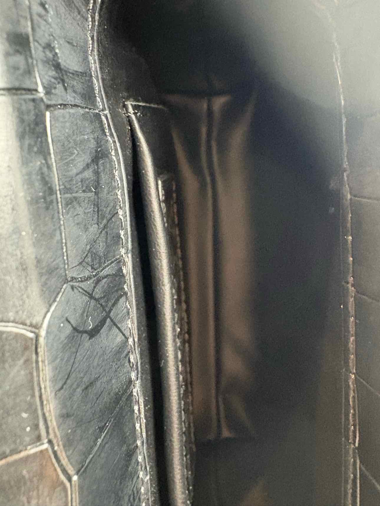 Zarqua Croc Embossed Purse - Image 6
