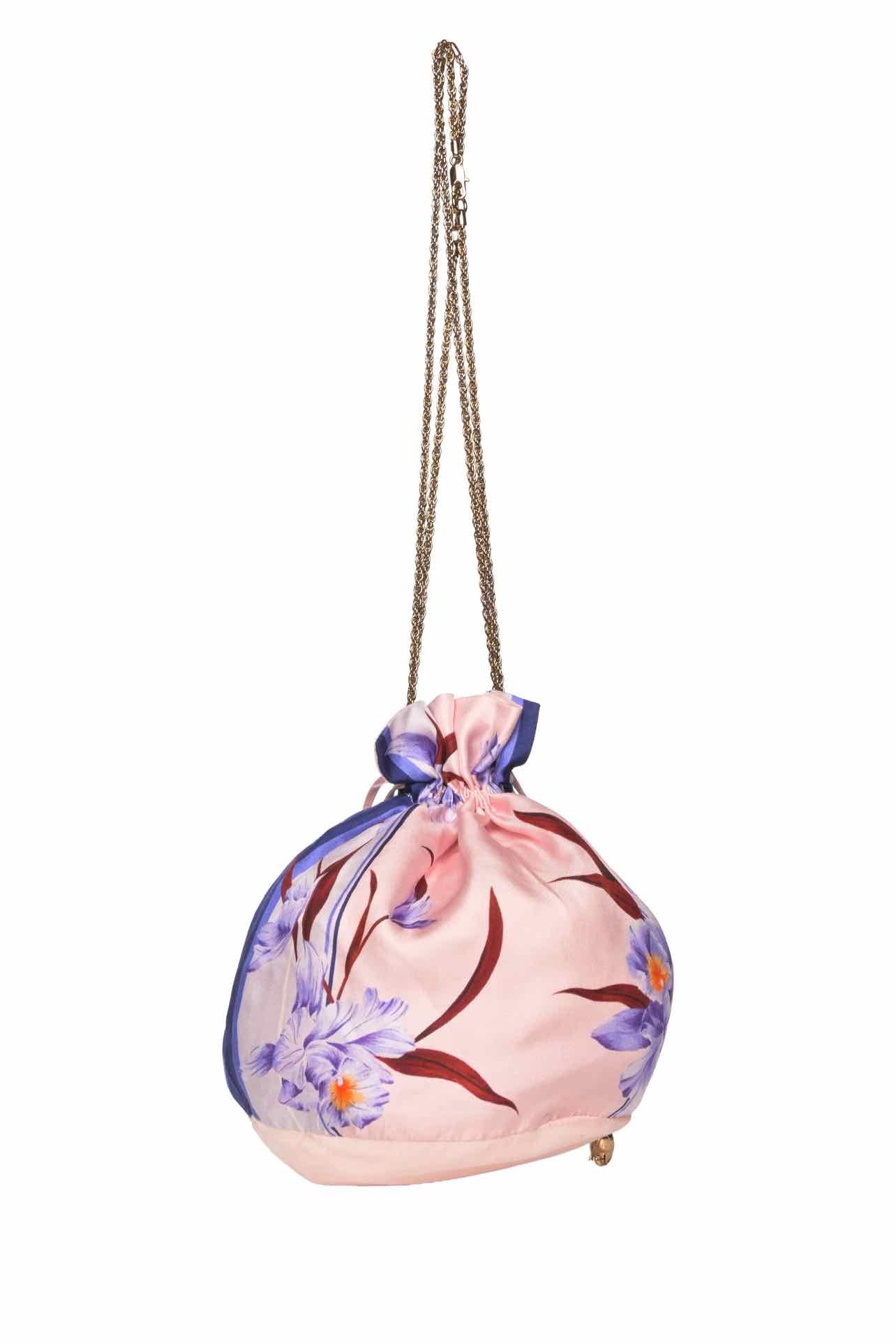 Zimmermann Floral Silk Bucket Pouch - Image 3