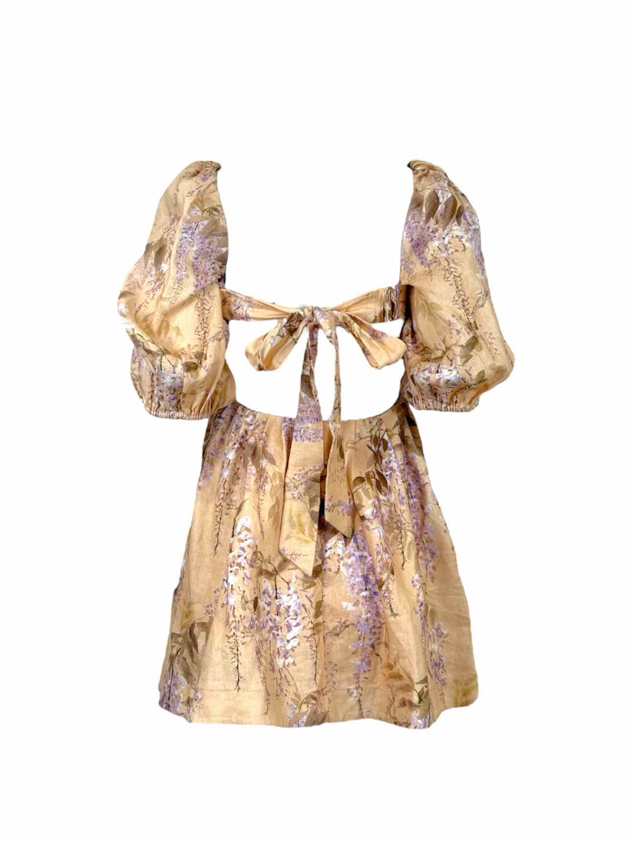 Zimmermann Rosa Cut Out Mini Dress - Image 2