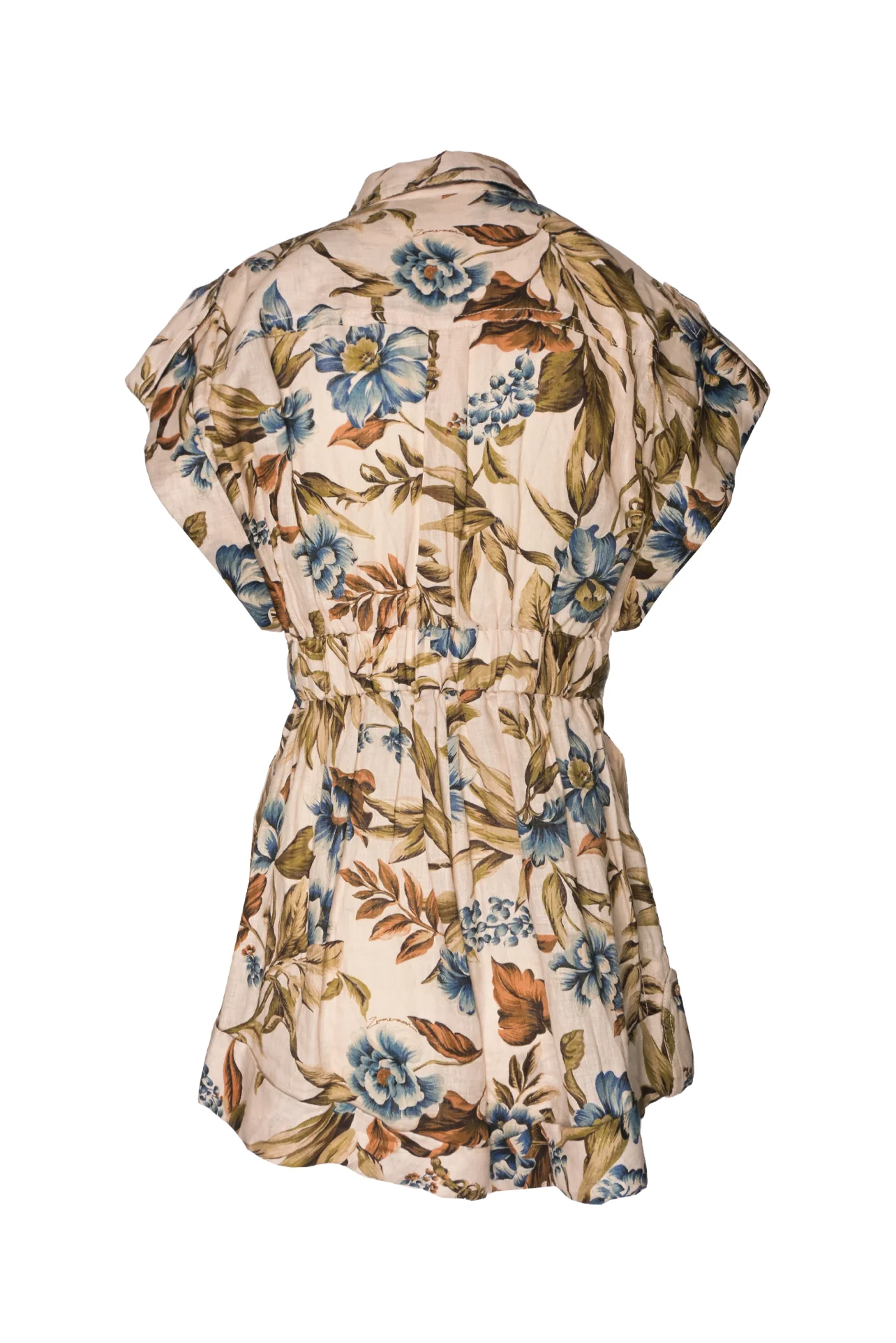 Zimmermann Size 0 Aliane Roll Cuff Playsuit - Image 2