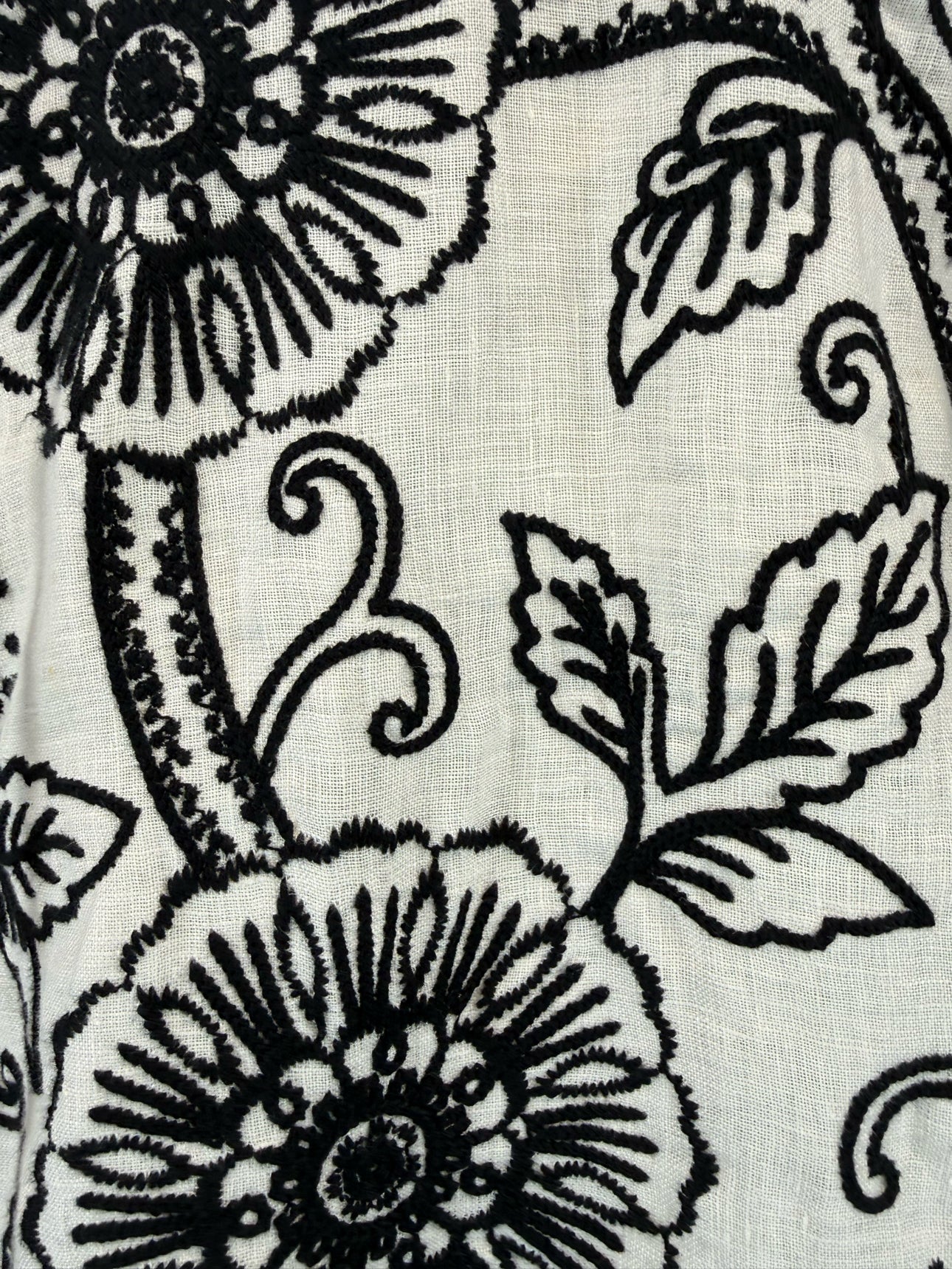Zimmermann Size 0 Embroidered Linen Dress - Image 3