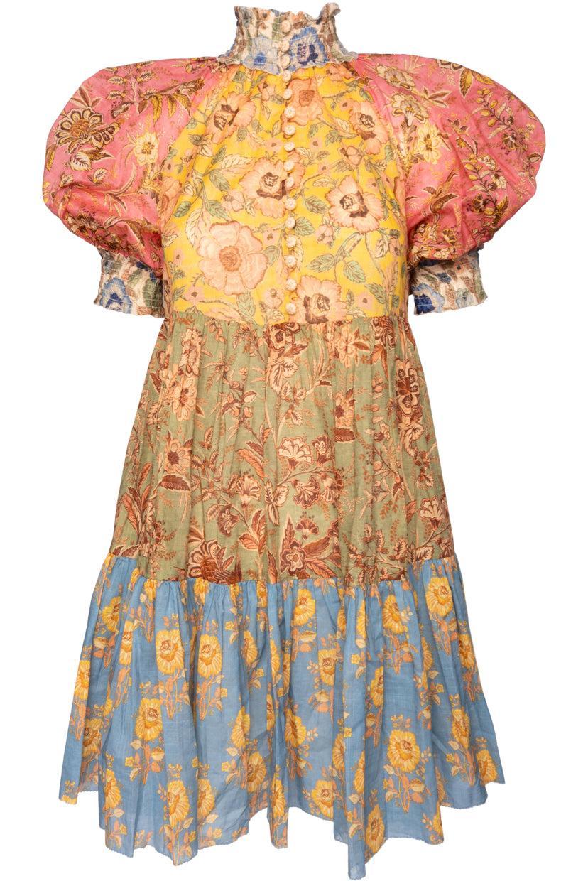 Zimmermann Size 0 Junie Lantern Mini Dress