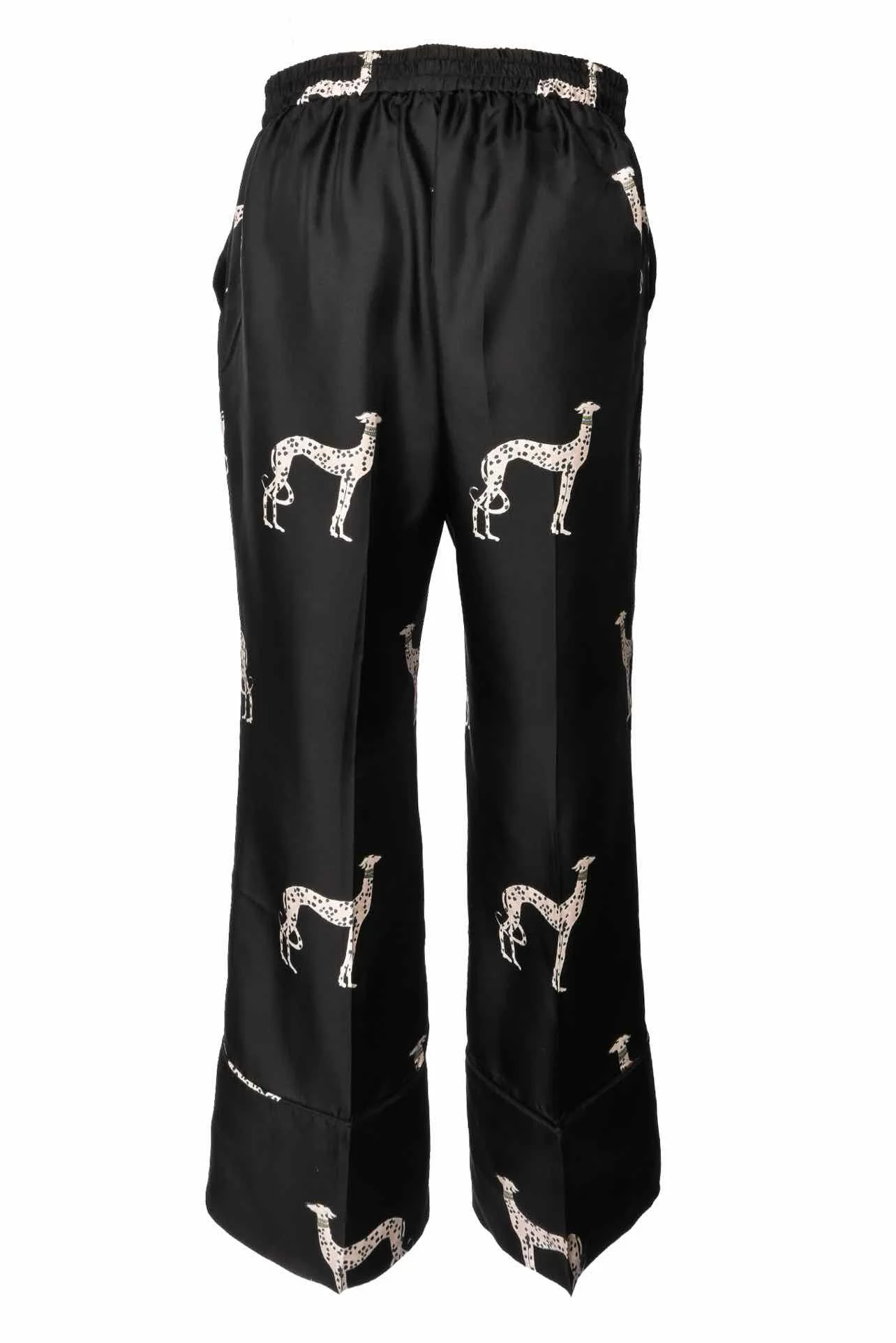 Zimmermann Size 0 Printed Silk Kick Flare Pants - Image 2