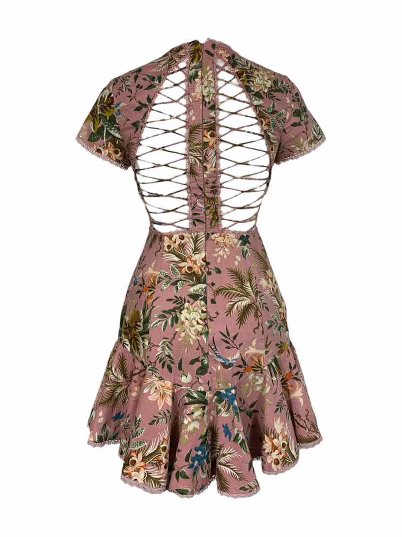 Zimmermann Size 0 Tropicale Lattice Dress - Image 2