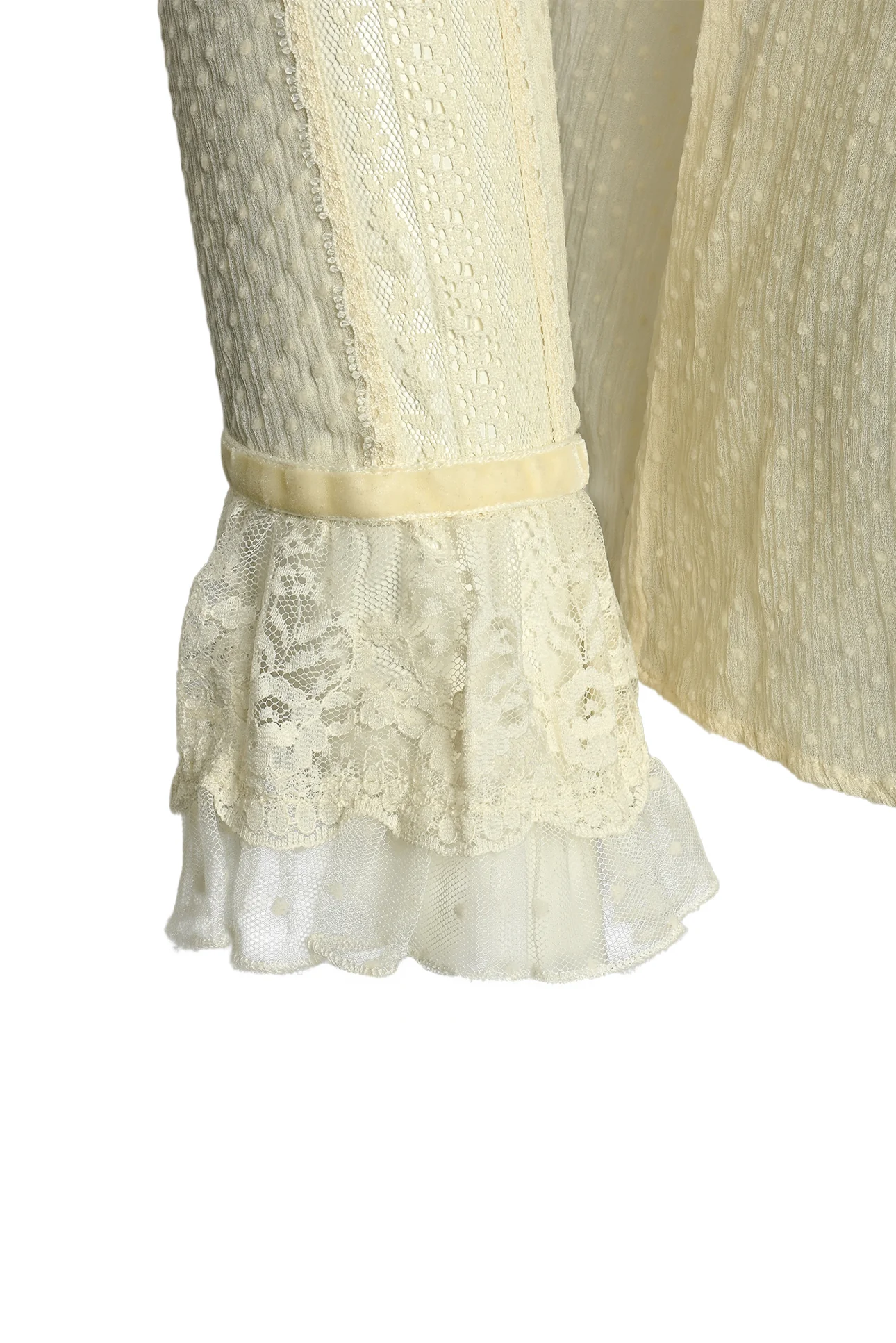 Zimmermann Size 0P Tulle & Sheer Ruffle Tops - Image 3