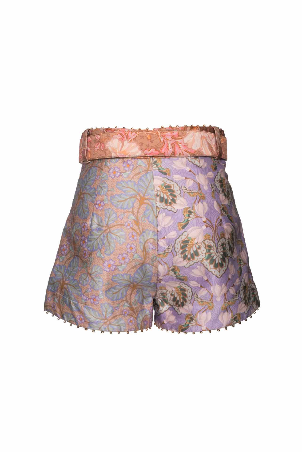 Zimmermann Size 1 Kaleidoscope Beaded Hem Shorts - Image 2