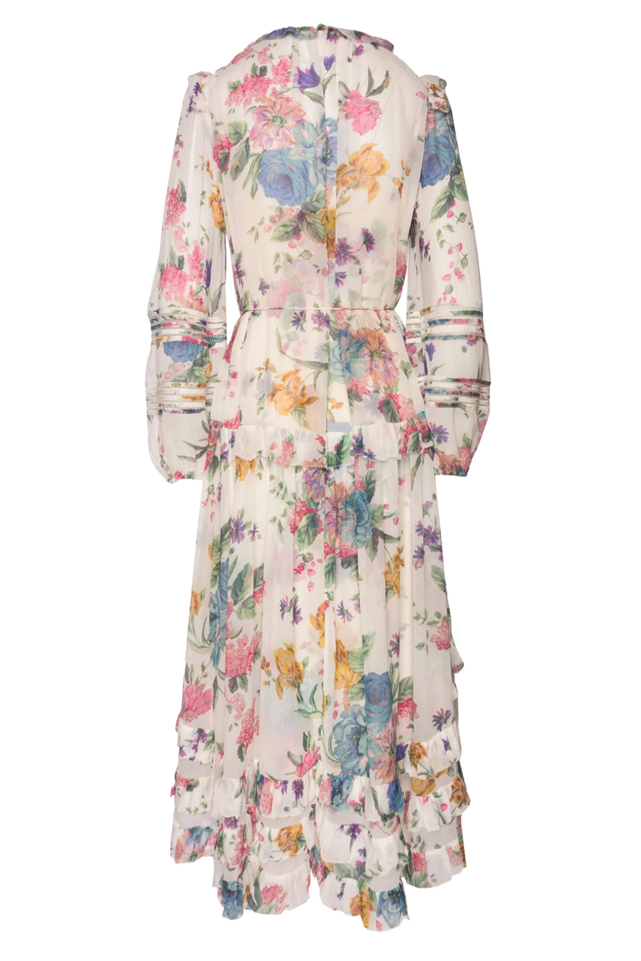 Zimmermann Size 1 Ninety-Six Linear Midi Dress - Image 2