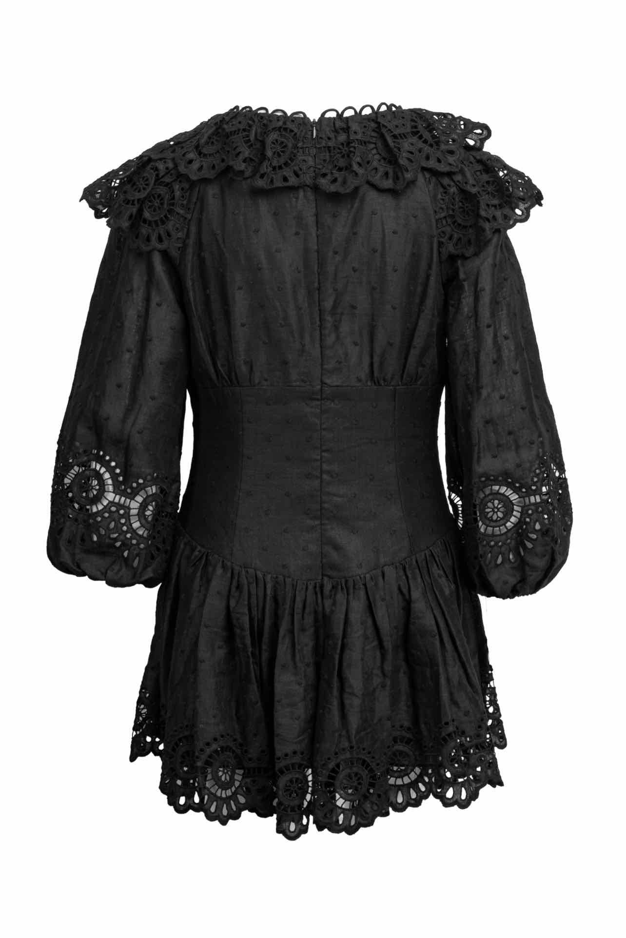 Zimmermann Size 2 Bellitude Scallop Linen Dress - Image 2