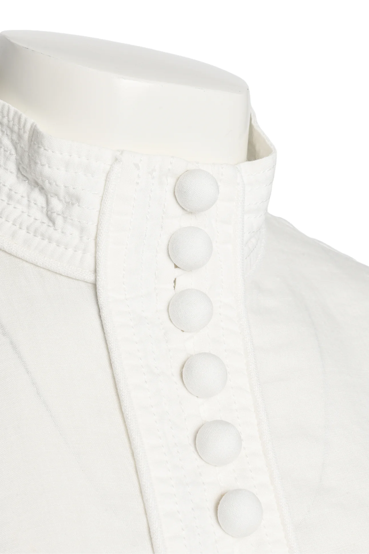 Zimmermann Size 2 Brightside Piped Body Blouse - Image 4