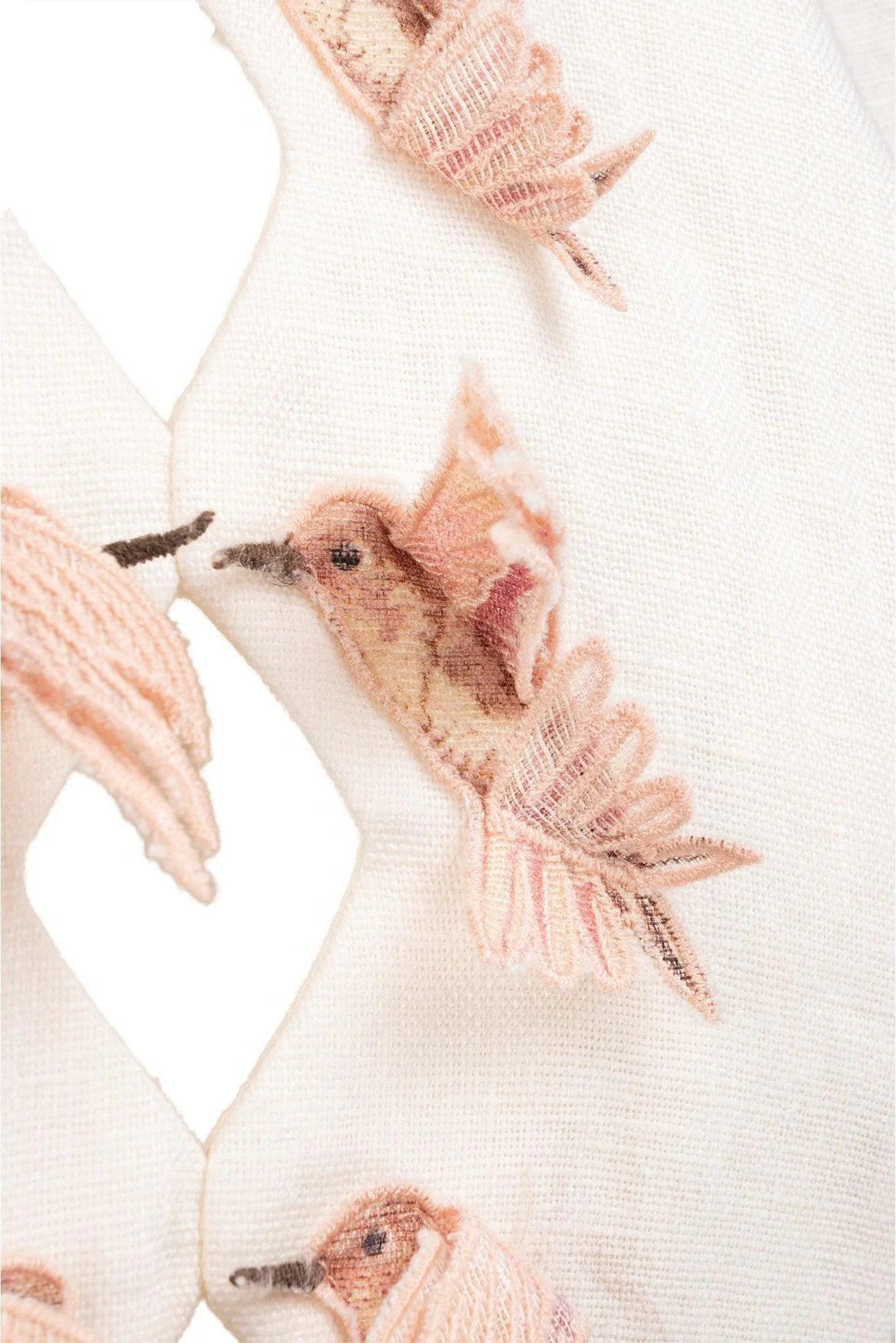 Zimmermann Size 2  Dancer Hummingbird Long Sleeve Mini Dress - Image 3