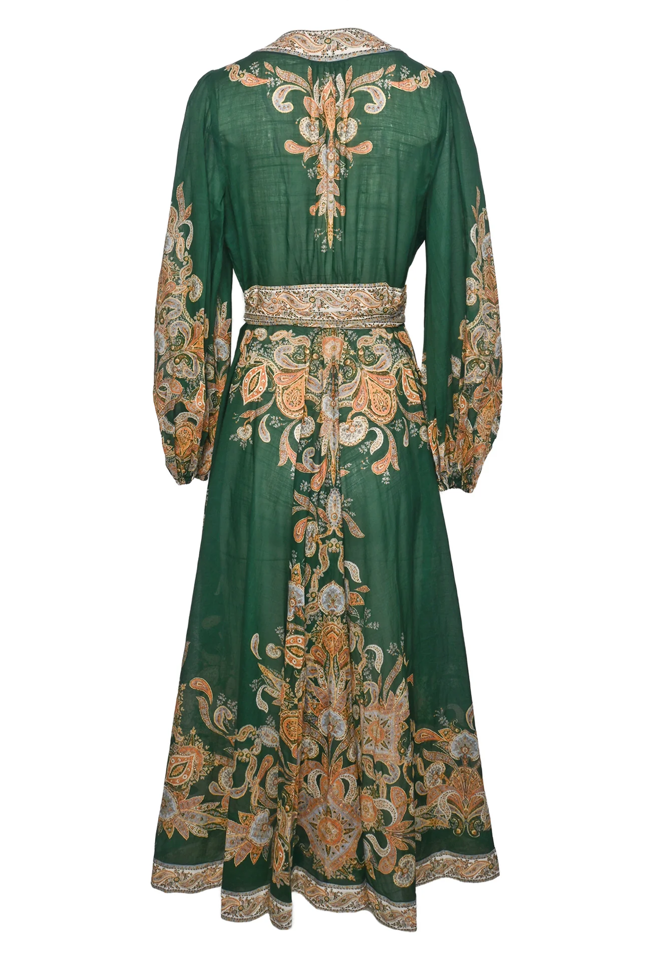 Zimmermann Size 3 Devi Wrap Midi Dress - Image 2