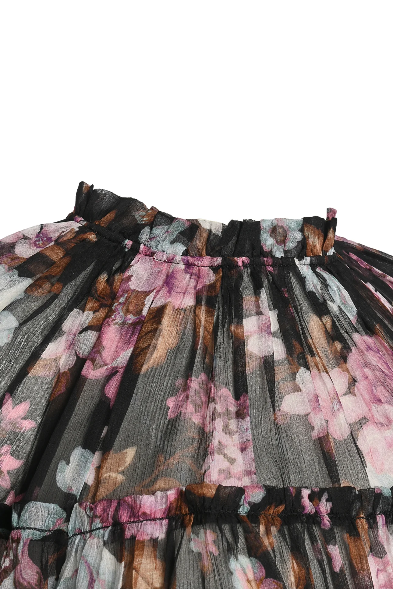 Zimmermann Size 3 Floral Silk Long Sleeve Tops - Image 3