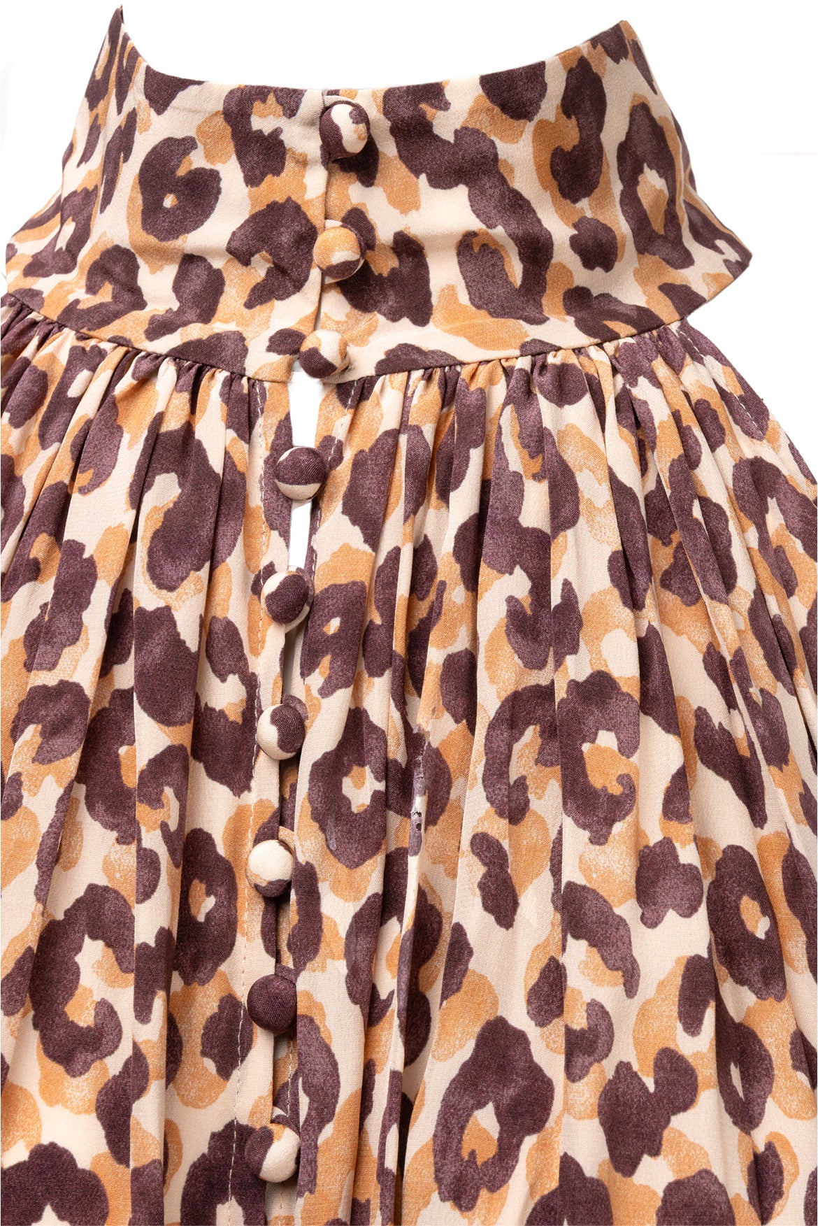 Zimmermann Size 3 Kirra Leopard-Print Silk-Satin Maxi Dress - Image 3