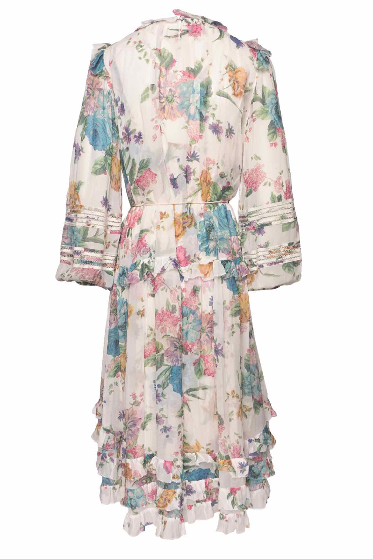 Zimmermann Size 3 Ninety-Six Linear Midi Dress - Image 2