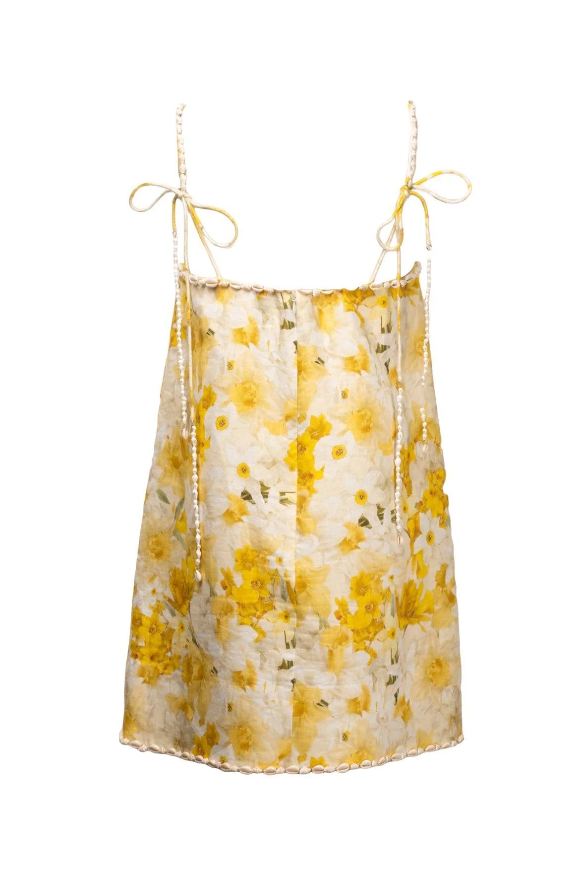 Zimmermann Size 3 Wonderland Shell Linen Mini Dress - Image 2