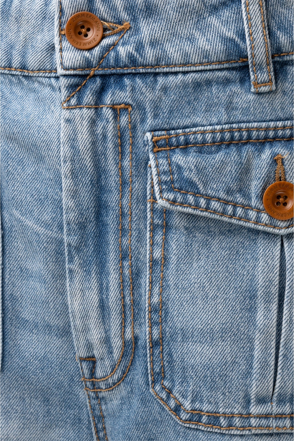 Zimmermann Size 30 Raie Cropped Flare Jeans - Image 3