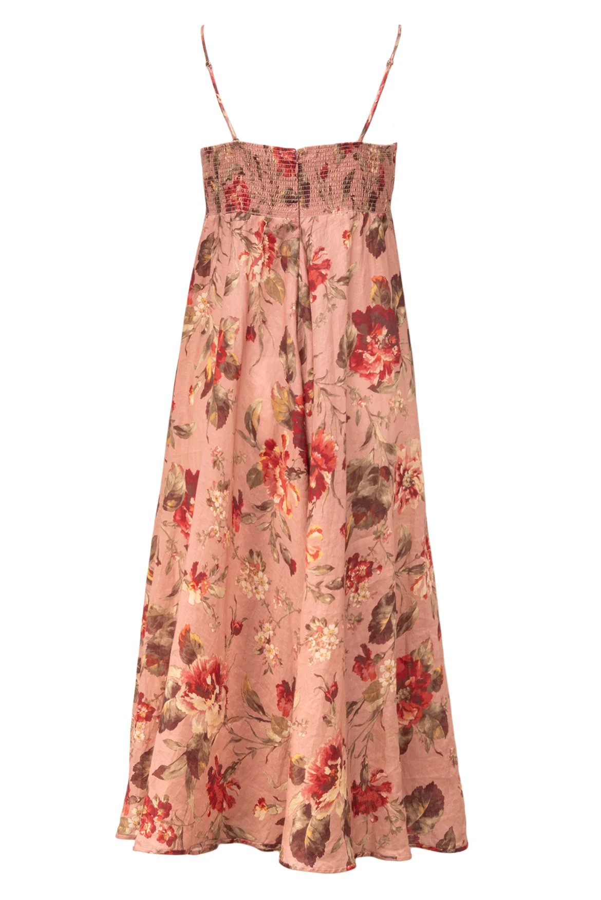 Zimmermann Size XS/S Cassia Musk Floral Linen Midi Dress - Image 2
